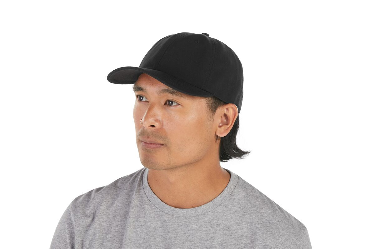 father-s-day-2026-dad-hat-f5 WebPDP-HAT004002_Recycled_Poly_Dad_Hat_Black_Studio_Harper_Studios_0723_Side__HAT004002OS.jpg